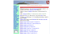 Desktop Screenshot of nohejbal-pardubice.com